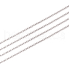 Anti-Tarnish Rhodium Plated 925 Sterling Silver Cable Chain STER-WH0011-04P-1