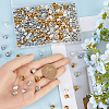 SOFPLATE 240Pcs 4 Colors Tibetan Style Alloy Tube Bails TIBE-SP0001-07-3