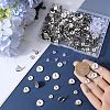 SUNNYCLUE 160Pcs 4 Size 304 Stainless Steel Stud Earrings Findings STAS-SC0007-61-3