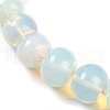Opalite Rondelle Graduated Beaded Necklaces for Women Men NJEW-K388-02F-2
