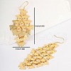 Vintage Hollow Butterfly Stainless Steel Pendant Dangle Earrings EY0776-6