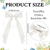CRASPIRE Big Bowknot Polyester Alligator Hair Clips AJEW-CP0008-42B-04-2