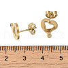 Ion Plating(IP) 304 Stainless Steel Stud Earring Findings STAS-I206-19G-3