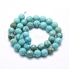 Natural Magnesite Beads Strands G-D0012-01D-2