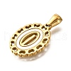 Golden 304 Stainless Steel Pendants STAS-K300-02G-I-2