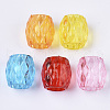 Transparent Acrylic Beads TACR-T015-035-1