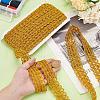 13 Yards Polyester Braided Metallic Lace Trim DIY-WH0632-44-3