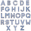 SUNNYCLUE 52Pcs 26 Styles Alloy Rhinestone Slide Charms FIND-SC0009-81A-1
