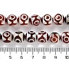 Natural Tibetan 3-Eye dZi Agate Beads Strands G-B084-A09-01-5