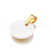 15Pcs 15 Styles Natural Freshwater Shell Geometric Charms PALLOY-JF03514-4