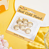 Beebeecraft 6Pcs Brass Locket Pendants KK-BBC0015-48-6