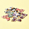 10Pcs Alloy Enamel Pendants ENAM-FS0001-82-9