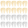 DICOSMETIC 20Pcs 2 Colors 201 Stainless Steel Pendants STAS-DC0010-23-1