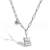 925 Sterling Silver Pendant Necklaces NJEW-M209-01-1