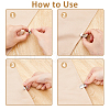SUPERFINDINGS 30Pcs Iron Clasps DIY-FH0007-77-4