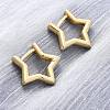 Brass Huggie Hoop Earrings EJEW-F245-03G-3