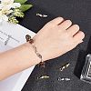 SUPERFINDINGS 9Pcs 3 Color Brass Extender Chain ZIRC-FH0001-11-4
