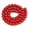 Glass Pearl Beads Strands HY-G002-01D-07-5