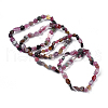 Natural Mixed Gemstone Bead Stretch Bracelets BJEW-K213-M04-2