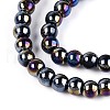 Electroplate Opaque Glass Beads Strands GLAA-T032-P4mm-AB01-3