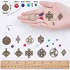 SUNNYCLUE DIY Dangle Earring Making Kits DIY-SC0014-04AS-3