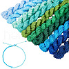   10 Bundles 10 Colors Nylon Chinese Knotting Cord NWIR-PH0002-06A-02-1