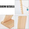 Phyllostachys Pubescens Necklace Display Stand NDIS-WH0002-14B-6