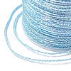 12 Rolls 12 Colors 6-Ply Polyester Cord OCOR-L046-01B-5