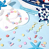 SOFPLATE 500Pcs Craft Style Acrylic Beads MACR-SP0001-43-4