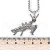 304 Stainless Steel Pendant Necklaces NJEW-K283-39P-5