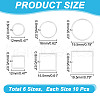 Unicraftale Stainless Steel Linking Rings STAS-UN0003-14P-3