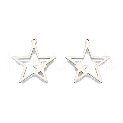 Non-Tarnish 201 Stainless Steel Pendants STAS-N098-107P-1