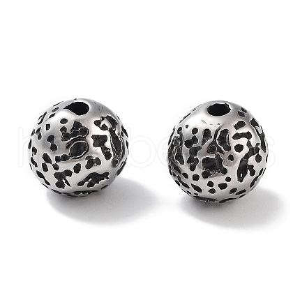 304 Stainless Steel Beads STAS-M057-15AS-1