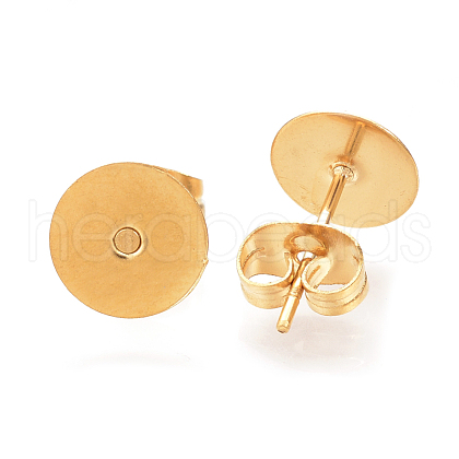 304 Stainless Steel Stud Earring Findings STAS-Q223-10-1