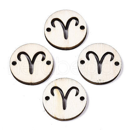 Unfinished Natural Poplar Wood Links Connectors WOOD-S045-139A-12-1