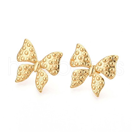 304 Stainless Steel Stud Earrings for Women EJEW-N059-03G-1