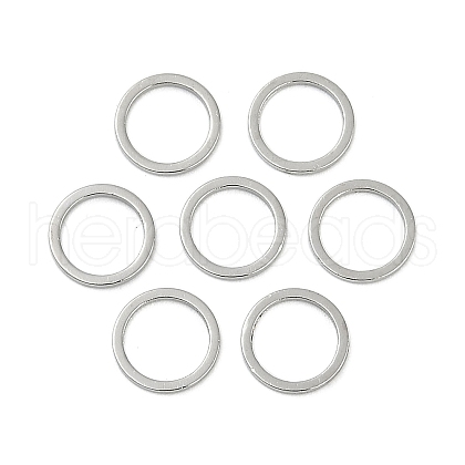 Rack Plating Brass Linking Rings KK-P286-01A-P-1