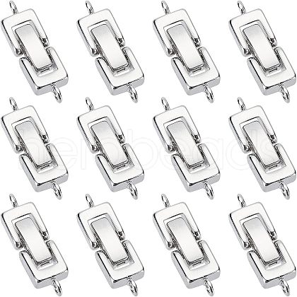 SUPERFINDINGS Brass Fold Over Clasps KK-FH0002-29-1