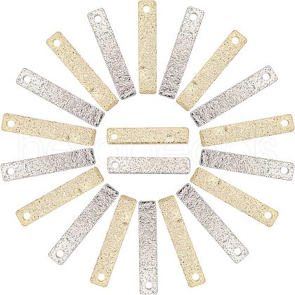 SUPERFINDINGS 40Pcs 2 Colors Brass Charms KK-FH0002-41-1