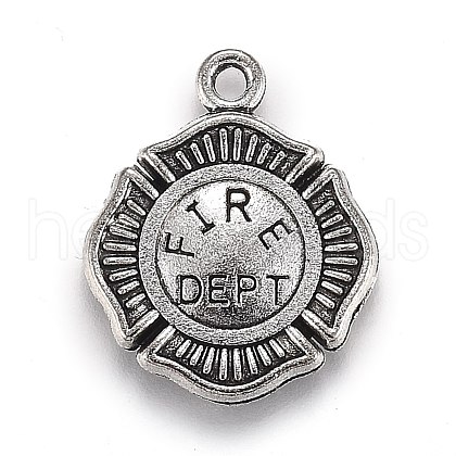 Tibetan Style Alloy Pendants PALLOY-H190-03AS-1