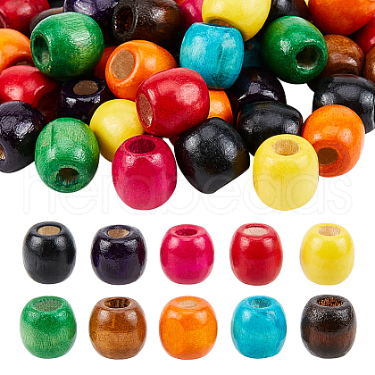 Natural Wood Beads WOOD-PH0008-73-1