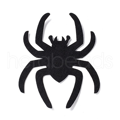 Wool Felt Spider Party Decorations AJEW-P101-03C-1