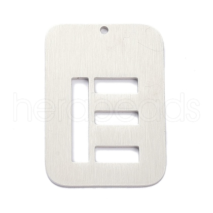 Non-Tarnish 304 Stainless Steel Pendants STAS-K216-49E-P-1