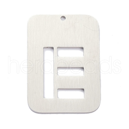 304 Stainless Steel Pendants STAS-K216-49E-P-1