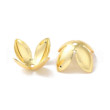 Rack Plating Brass Flower Bead Caps KK-K381-06B-G01-1