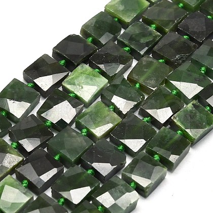 Natural Canadian Jade Beads Strands G-G106-D03-01-1