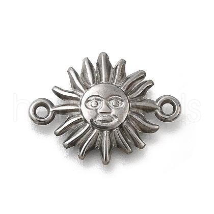 304 Stainless Steel Connector Charms STAS-C119-04P-1