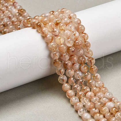 Natural Citrine Beads Strands G-NH0010-04-1