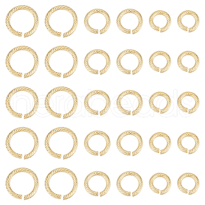 Unicraftale 30Pcs 3 Styles 304 Stainless Steel Jump Ring STAS-UN0054-61-1