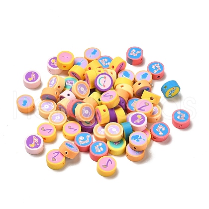 Handmade Polymer Clay Beads CLAY-B003-18-1